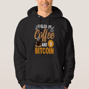 Sudadera Impulsado por café y cripto Moneda criptográfica C