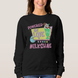Sudadera Impulsado por el amor Milkshake Retro 80s 90s que 