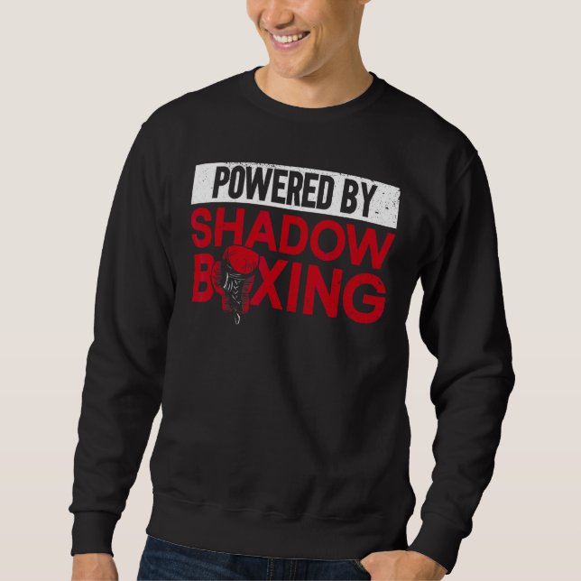 Sudadera Impulsado Por El Boxer De Boxeo Sombra (Anverso)