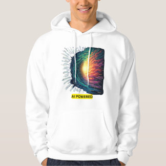 Sudadera Impulsado por IA - Futurista diseño tecnológico