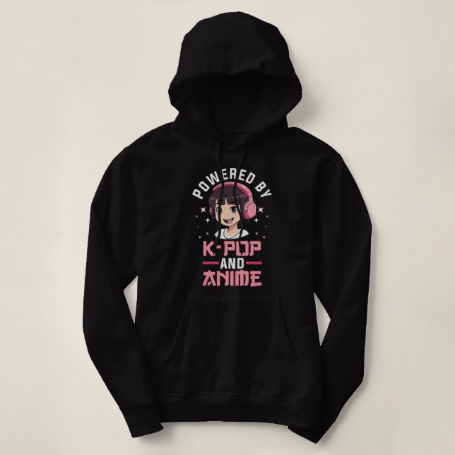 Sudadera Impulsado por K-pop y Anime Kpop Merch Merchandise (Diseño del anverso)