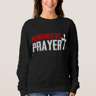 Sudadera Impulsado por la oración Religión cristiana Cro re