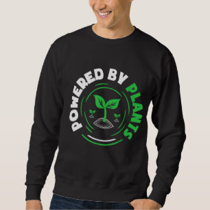 Sudadera Impulsado Por La Planta Funny Vegan Herbivore Gard