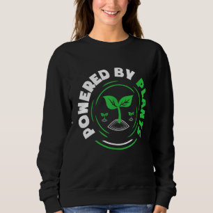 Sudadera Impulsado Por La Planta Funny Vegan Herbivore Gard