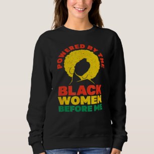 Sudadera Impulsado Por Mujeres Negras Melanina Hist Afro