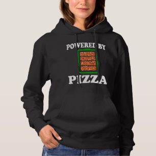 Sudadera Impulsado Por Pizza - Graciosa Pizza