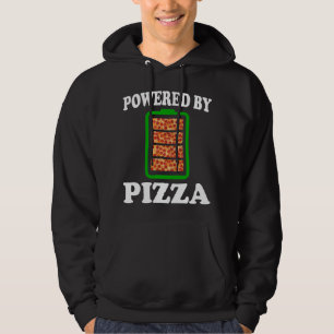 Sudadera Impulsado Por Pizza - Pizza Divertida