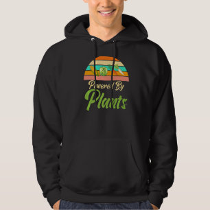 Sudadera Impulsado Por Plantas Aplicación Gráfico Vegan Vin