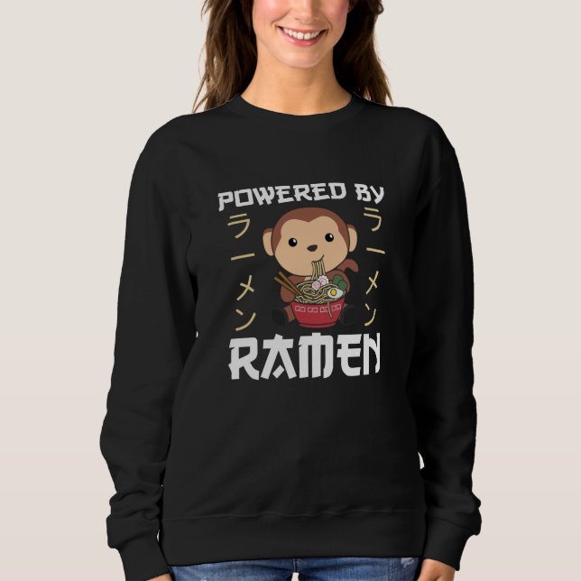 Sudadera Impulsado Por Ramen Sweet Monkey Come Ramen (Anverso)