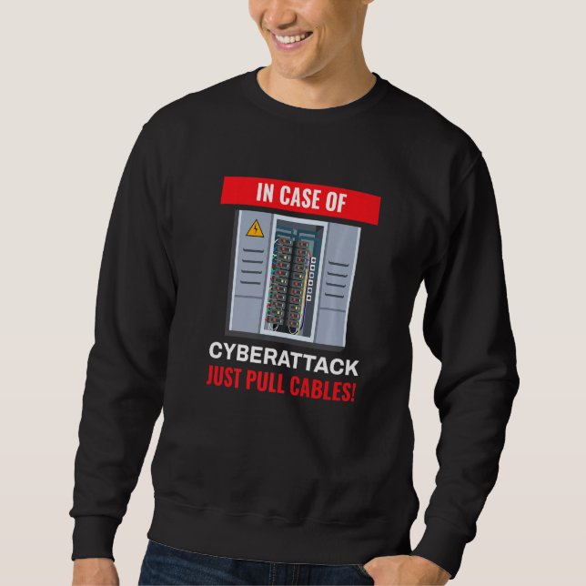 Sudadera In Case Of Cyberattack I Hacker Code Hacking It Pr (Anverso)