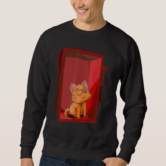 Sudadera In Case of Unhappiness  Break Glass   Cat Kitten (Anverso)