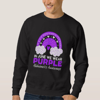 Sudadera In June We Wear Purple Alzheimer's Awareness Demen