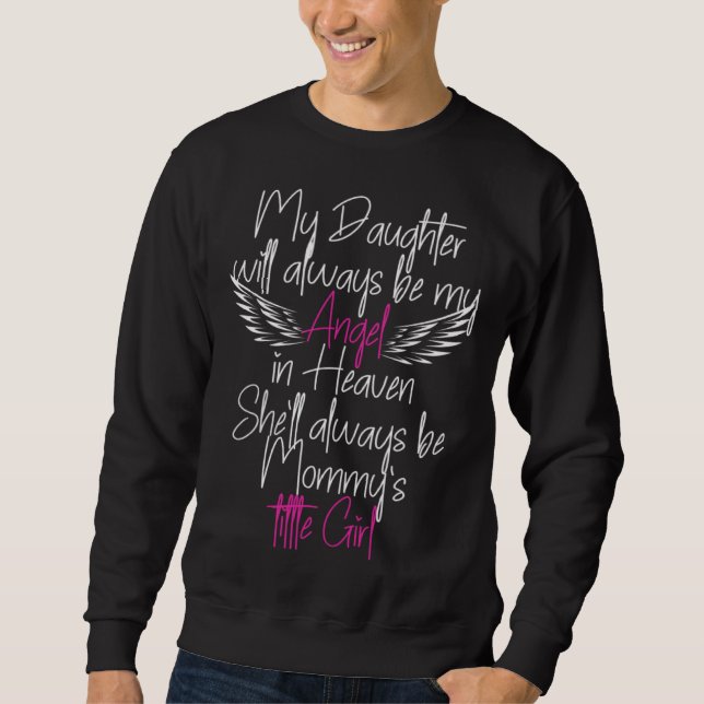 Sudadera In Loving Memory of my daughter My Angel in Heaven (Anverso)