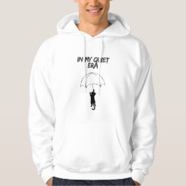 Sudadera In My Quiet Era – Editable Quote Cat Hoodie