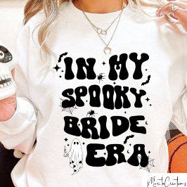 Sudadera In My Spooky Bride Era, Halloween Bride, Retro