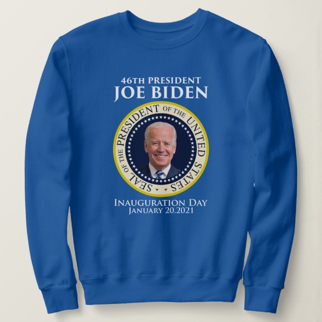 Sudadera Inauguración de Biden 20 de enero de 2021 (Anverso del diseño)