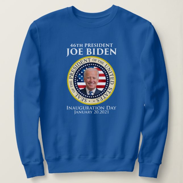 Sudadera Inauguración de Biden Harris 20 de enero de 2021 (Anverso del diseño)