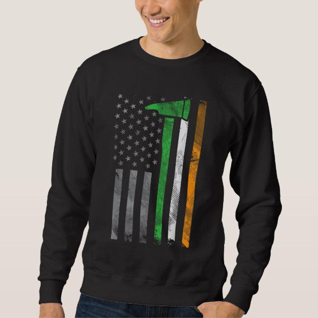 Sudadera Incendio irlandés en Estados Unidos (Anverso)