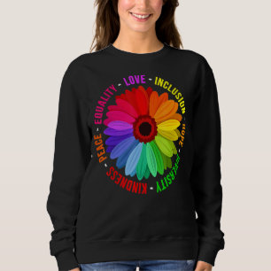 Sudadera Inclusión de amor Esperanza Diversidad Amabilidad 