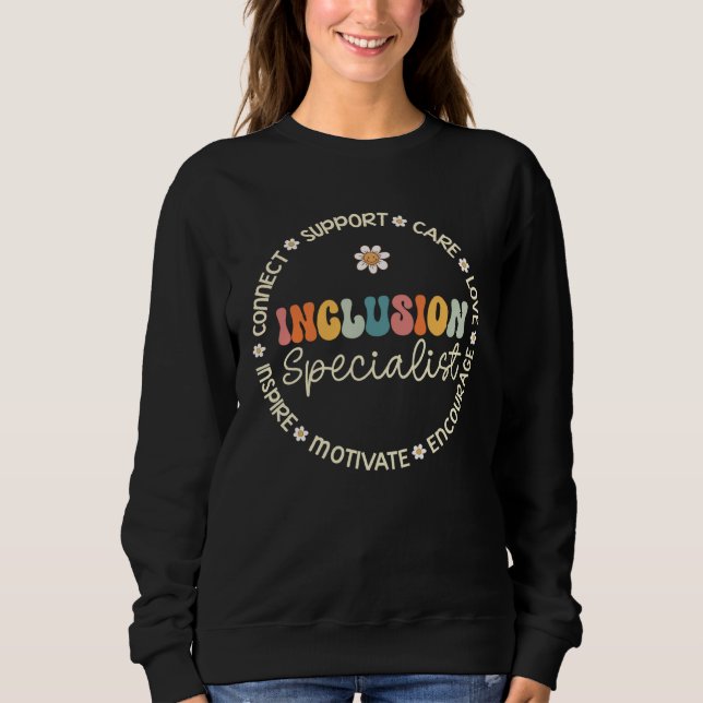 Sudadera Inclusion Specialist Appreciation Week Back to Sch (Anverso)
