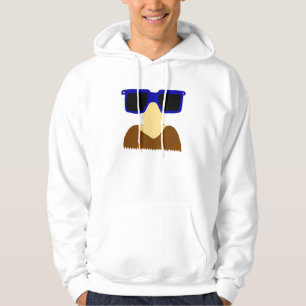 Sudadera Incognito Mustache & Glasses Adultos Hoodie