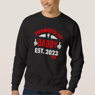 Sudadera Increíble Anuncio De Embarazo Promocionado A Daddy