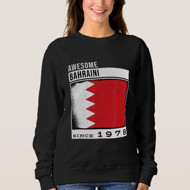 Sudadera Increíble Bahreiní desde 1978, 44º cumpleaños de B (Anverso)