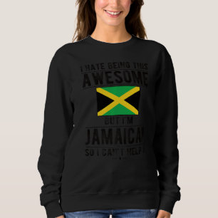 Sudadera Increíble bandera jamaiquina Jamaica raíces jamaiq