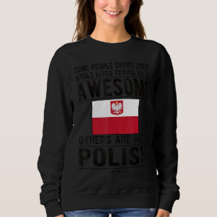 Sudadera Increíble bandera polaca Polonia raíces polacas 1