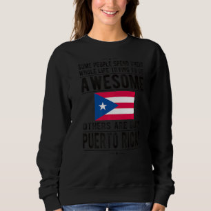 Sudadera Increíble bandera puertorriqueña Puerto Rico