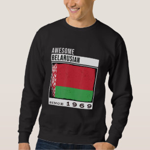 Sudadera Increíble bielorruso desde 1969 53ª Bir bielorruso