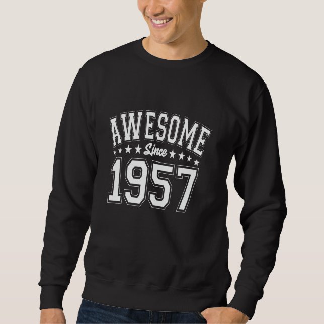 Sudadera Increíble desde 1957 desde el cumpleaños 1957 Vin (Anverso)