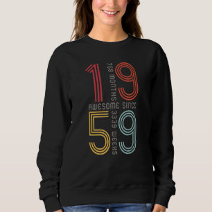 Sudadera Increíble desde 1959 64º cumpleaños 64 años de eda