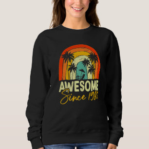 Sudadera Increíble desde 1982 40º cumpleaños Vacation Beach