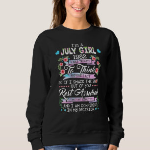 Sudadera Increíble desde 1982, cumpleaños 40, soy Chica de