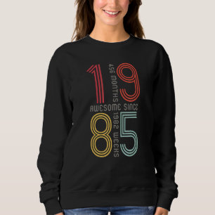 Sudadera Increíble desde 1985 38º cumpleaños 38 años de eda