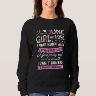 Sudadera Increíble desde 1996, 26º cumpleaños, soy Chica de