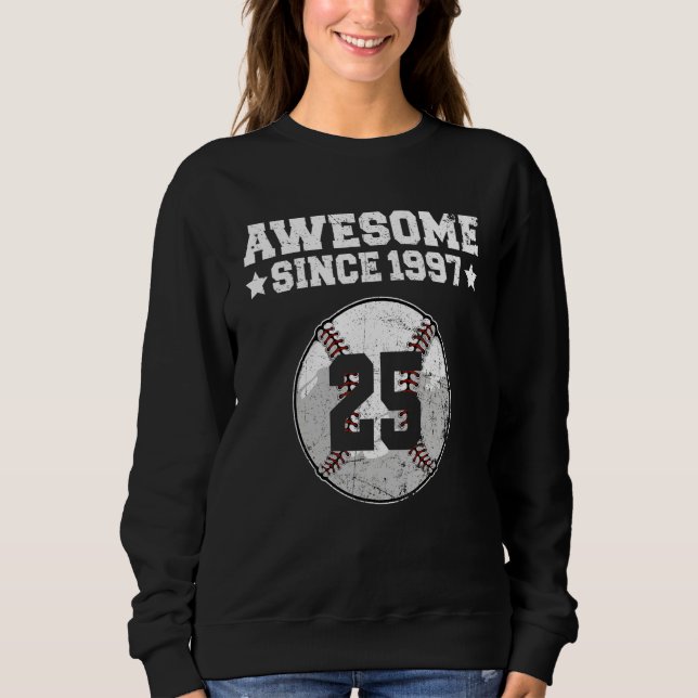 Sudadera Increíble desde 1997, 25º cumpleaños, 25 años, del (Anverso)