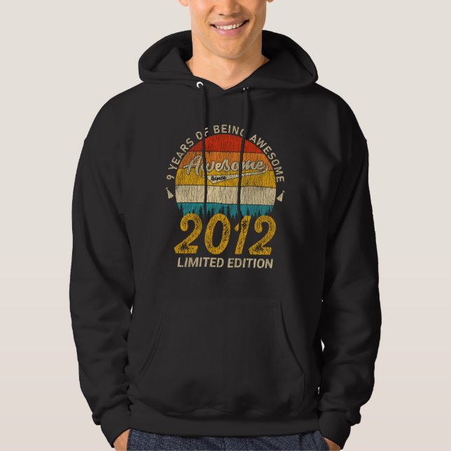 Sudadera Increíble Desde 2012 Edición Limitada Regalo de Cu (Anverso)