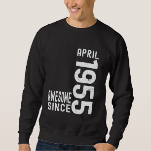 Sudadera Increíble Desde Abril De 1955, Nacido En Abril De 