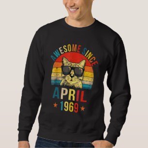 Sudadera Increíble desde abril de 1969: 53.ª gata de cumple