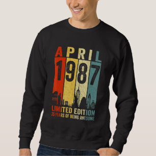 Sudadera Increíble desde abril de 1987: 35ª retribución por
