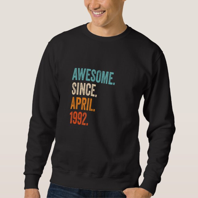Sudadera Increíble desde abril de 1992, 31º cumpleaños (Anverso)