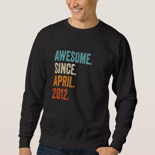 Sudadera Increíble desde abril de 2012, 11º cumpleaños (Anverso)