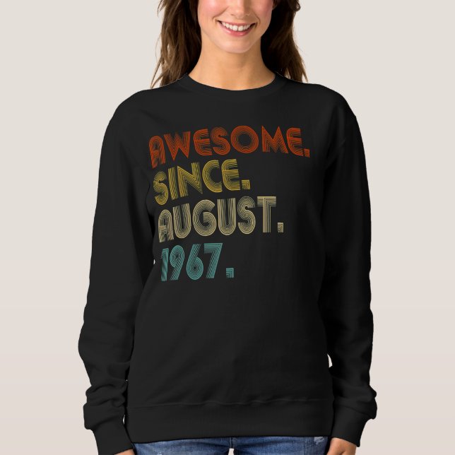 Sudadera Increíble desde agosto de 1967: 55º cumpleaños (Anverso)