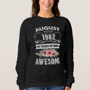 Sudadera Increíble desde agosto de 1982 40 años
