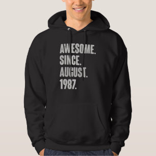 Sudadera Increíble desde agosto de 1987, 35 años, 35 años,