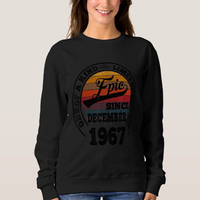 Sudadera Increíble desde diciembre de 1967 55º cumpleaños 5 (Anverso)