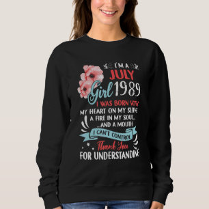 Sudadera Increíble desde el 33 cumpleaños de 1989, soy Chic