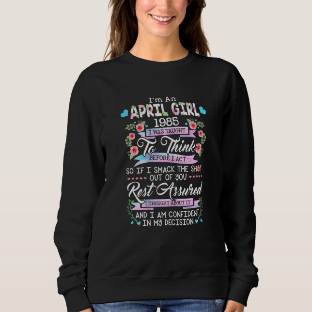 Sudadera Increíble desde el 37 cumpleaños de 1985, soy Chic (Anverso)